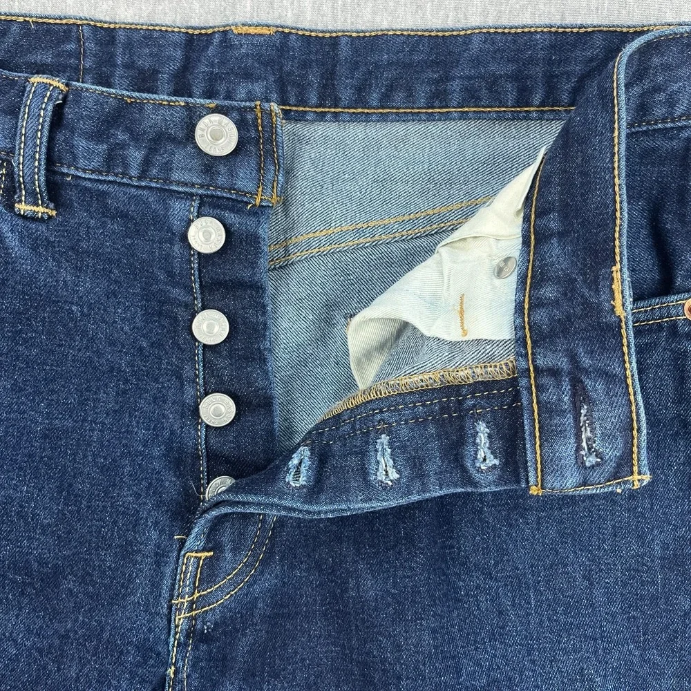 Buck Mason Ford Standard Jeans Mens 30x34 *Fits 31x32 Blue 14oz Double-Dipped